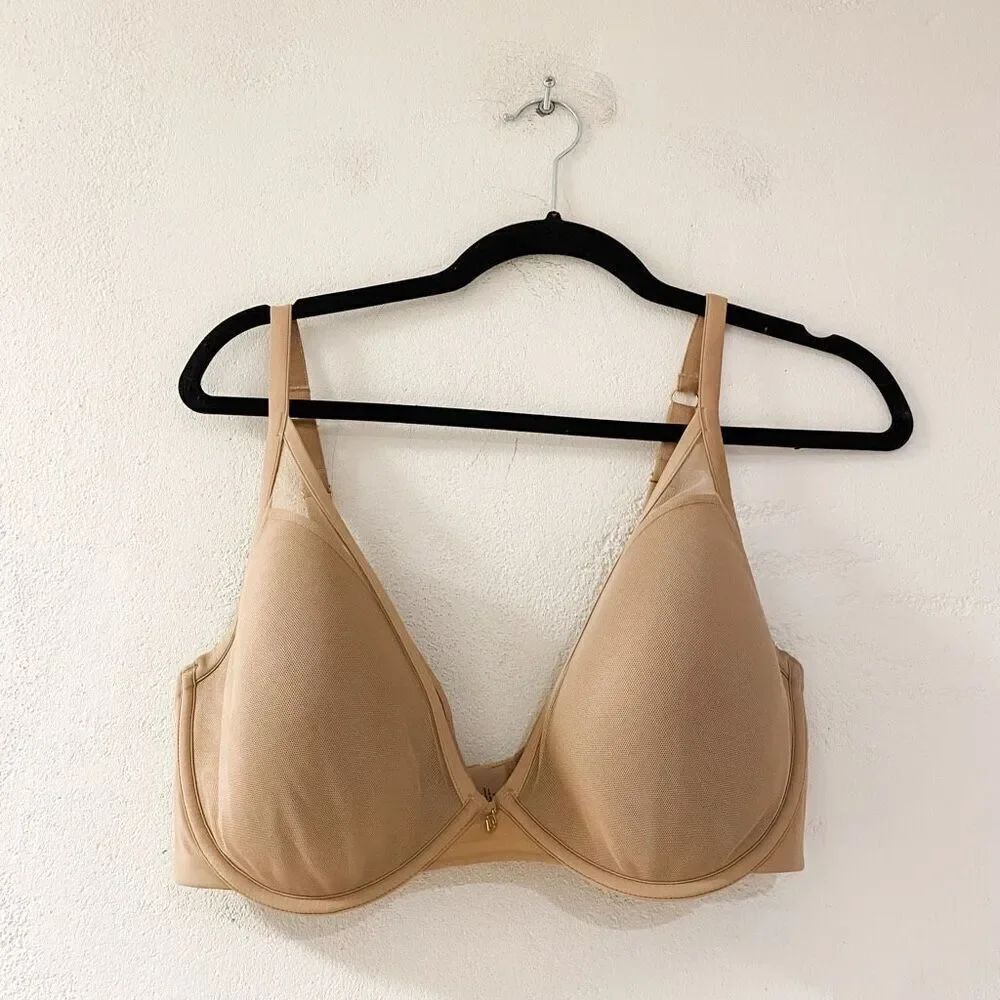 Thirdlove 24/7 Classic Contour Plunge Bra in Tan 36F